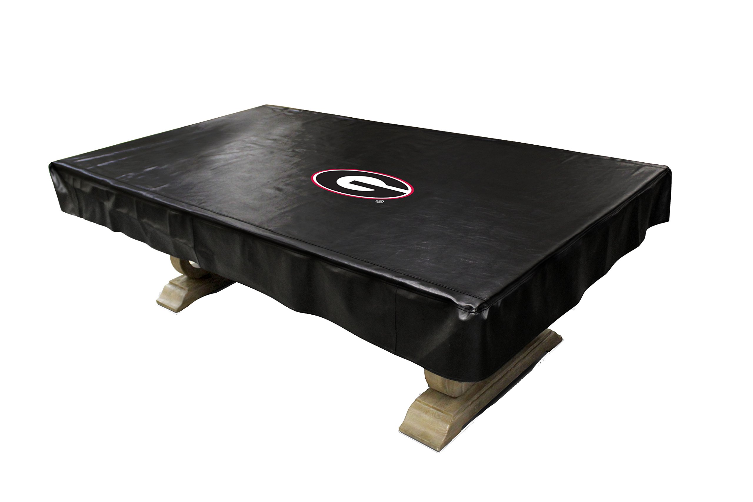 Official NCAA Licensed 8-Foot Billiard Table Cover - Durable Naugahyde Pool Table Protector for Game Rooms, Bars & Home Entertainment Areas