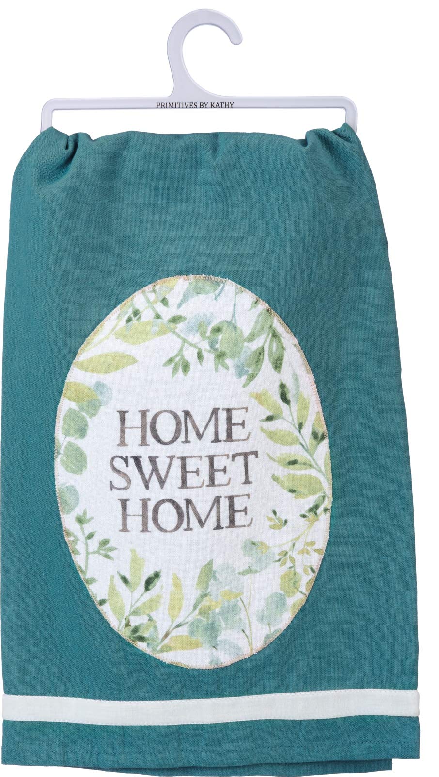 Primitives by Kathy Home Sweet Home Kitchen Dish Towel - 28 Inch Cotton Farmhouse Tea Towel for Drying Dishes, Cleaning & Farmhouse Decor