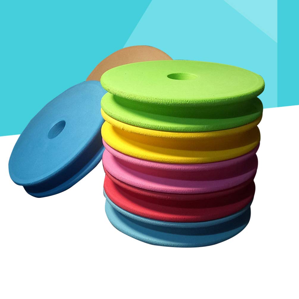10pcs Fishing Line Spools - Foam Spool Winding Plates for Fishing Leaders & Snell Rigs (Random Colors) | Great for Freshwater & Saltwater Fishing, DIY Tackle Organization