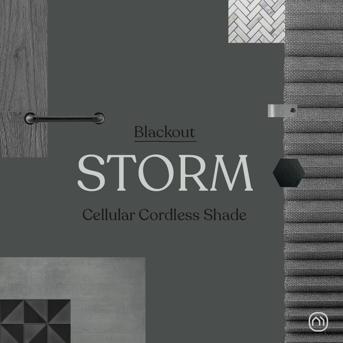 Premium Blackout Cellular Shades - Cordless Honeycomb Blinds with 1.5