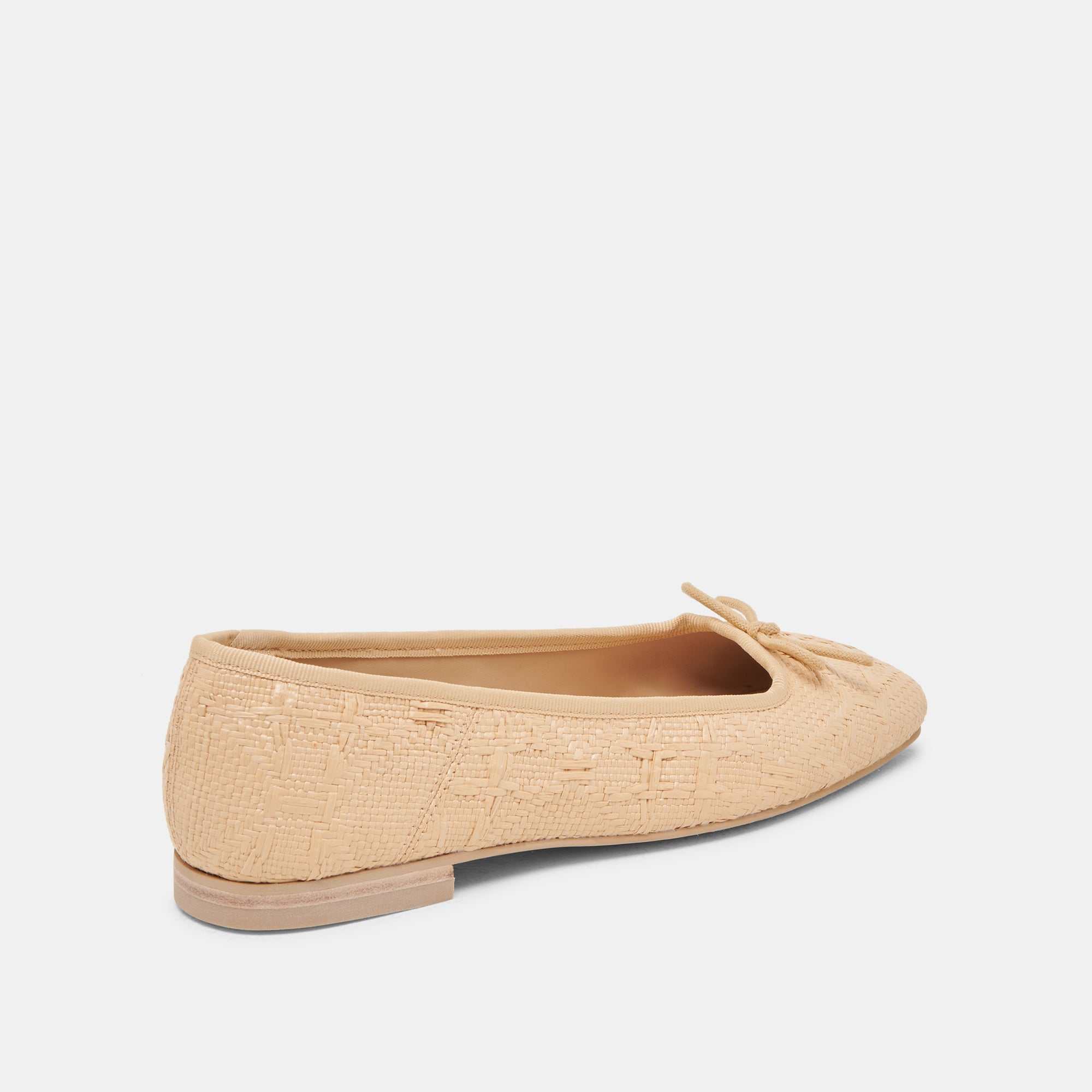 ANISA Women's Ballet Flats - Lightweight Natural Woven Raffia Shoes for Comfortable Walking | Perfect for Casual Wear, Office, and Summer Outfits