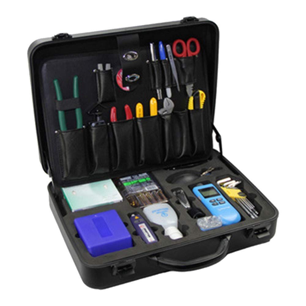 Orientek TFS-35N FTTX Network Universal Fiber Optic Fusion Splicer Kit - Professional Metal Termination Tool for Telecom, Data Centers & Home Networking Installations