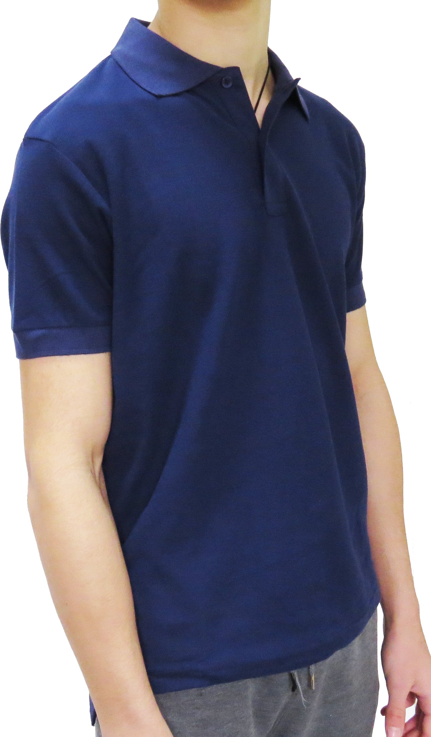 Men's Enfari Short Sleeve Basic Pique Polo Shirt - Comfortable Casual Wear for Work, Golf & Everyday Outfits