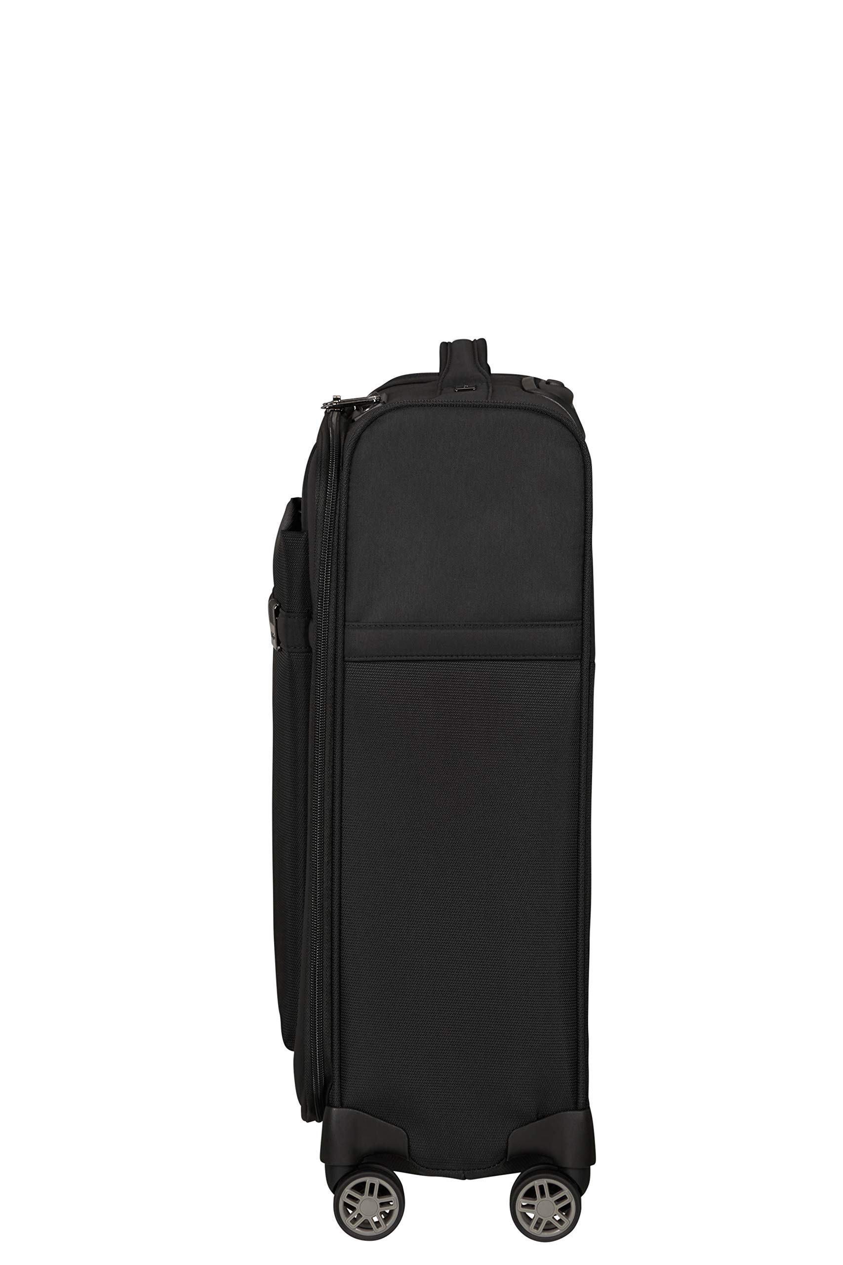 Samsonite Airea Spinner S 55cm Carry-On Luggage 41L Black Expandable Suitcase for Business Travel & Weekend Getaways - Lightweight Durable Hardshell with 360° Spinner Wheels, TSA Lock & Packing Organizer