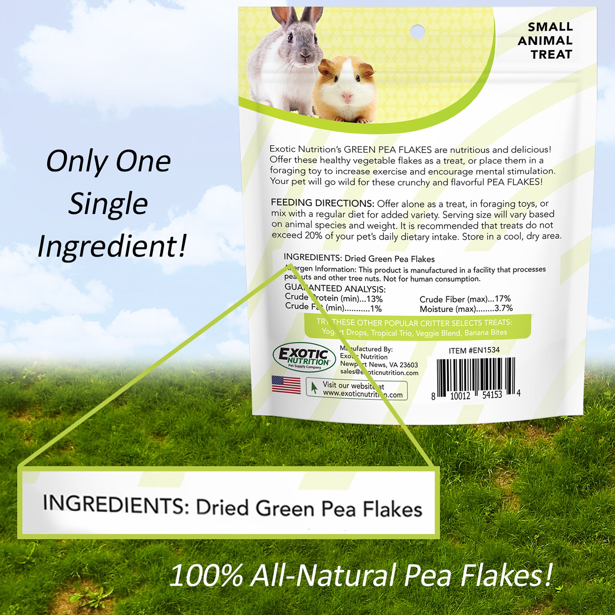 Organic Green Pea Flakes - High Protein Vegan Snack for Salads, Soups & Baking | Gluten-Free, Non-GMO Superfood for Healthy Diet & Weight Loss
