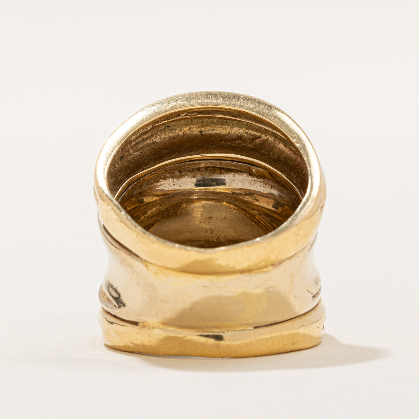 18K Yellow Gold Ring for Women - Size 6.5 - Elegant Wedding Band, Anniversary Gift, Everyday Jewelry for Special Occasions