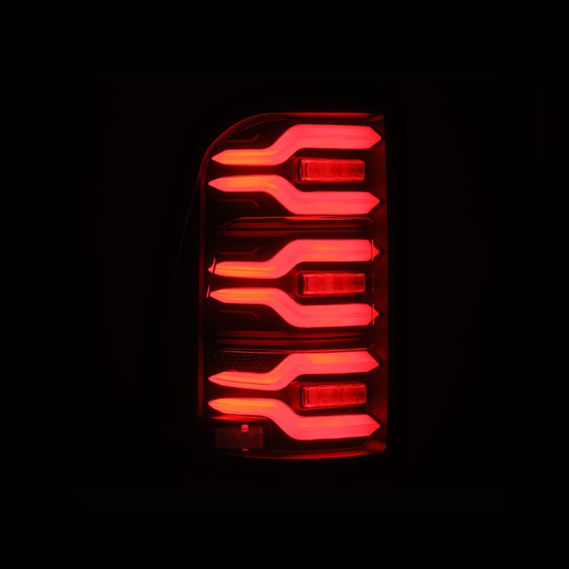 AlphaRex LUXX LED Tail Lights for Ram 1500 (2019-2024) - Black Smoke Style - High Performance Brake Lights & Turn Signals - Perfect for Night Driving & Off-Road Adventures
