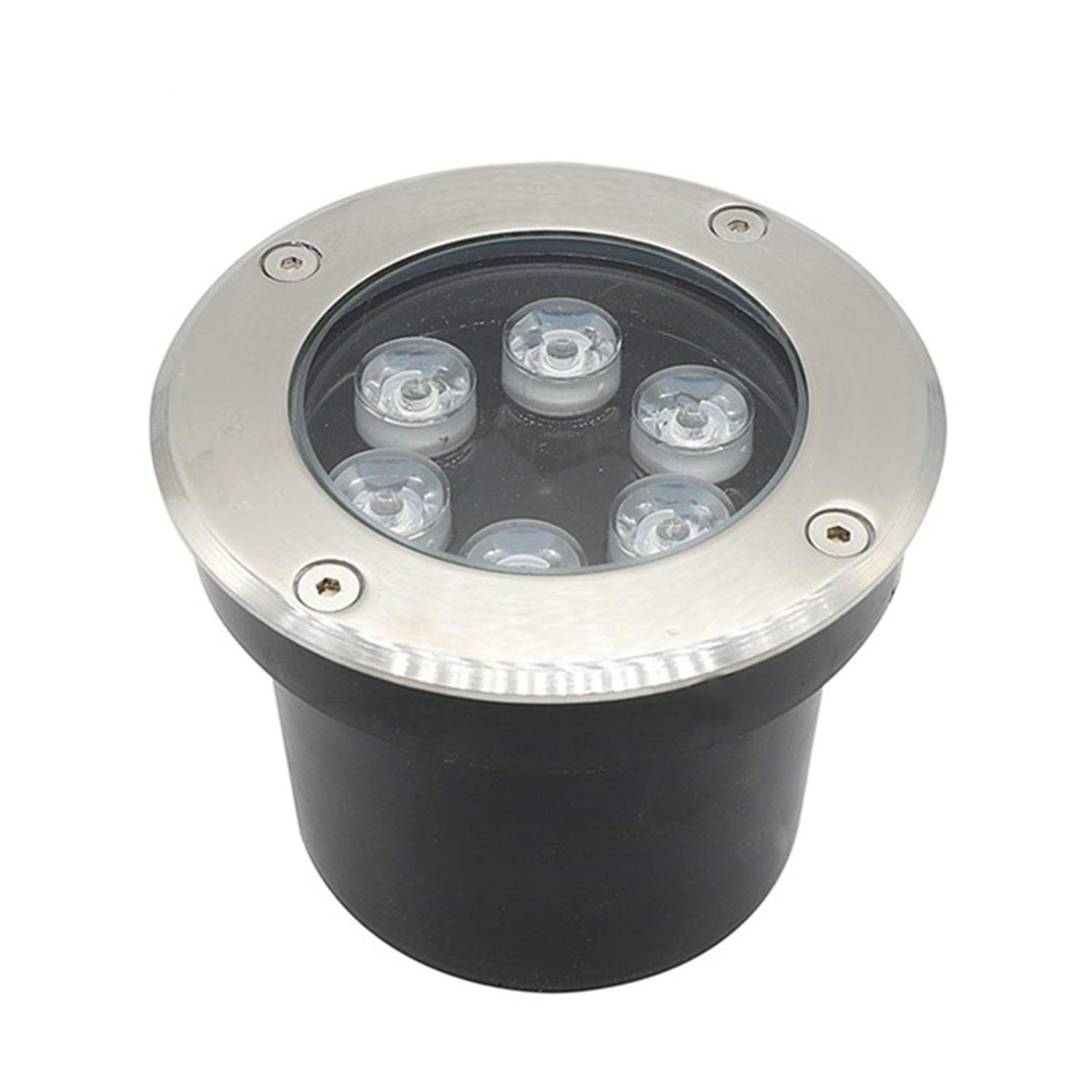 12V Low Voltage LED Landscape Lighting - 3W/5W/6W/7W IP68 Waterproof Inground Well Lights for Driveway, Deck, Garden, Pathway - Perfect for Outdoor Landscape, Yard & Patio Lighting