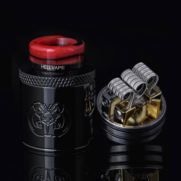 Hellvape Drop Dead RDA 24mm Rebuildable Dripping Atomizer - Best for Cloud Chasing & Flavor Vaping - Perfect for Advanced Vapers & DIY E-Juice Enthusiasts