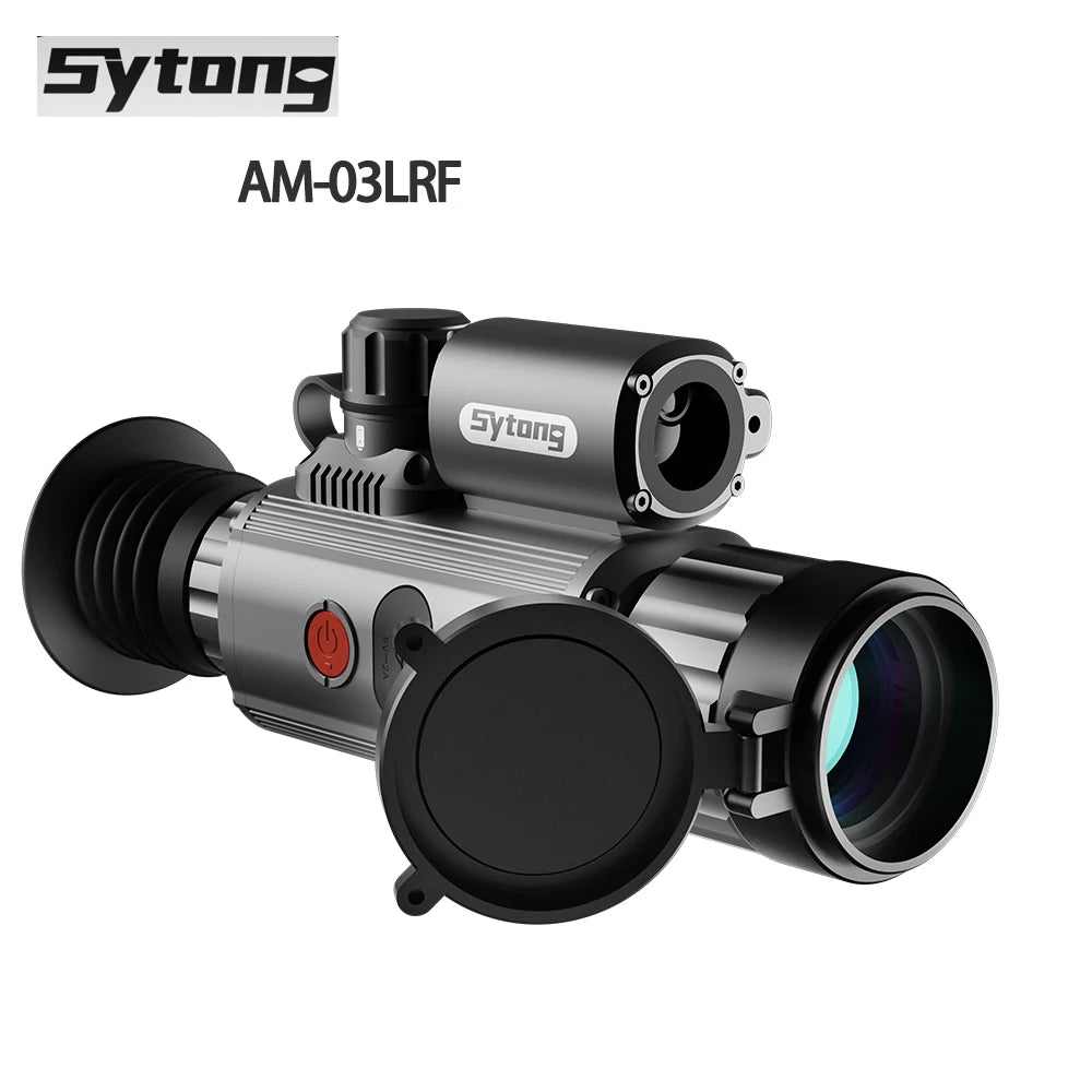 Sytong AM-03LRF Thermal Imaging Riflescope - Hunting Rifle Scope with Monocular Sight & Night Vision Camera for Outdoor Hunting, Wildlife Observation, and Security Surveillance