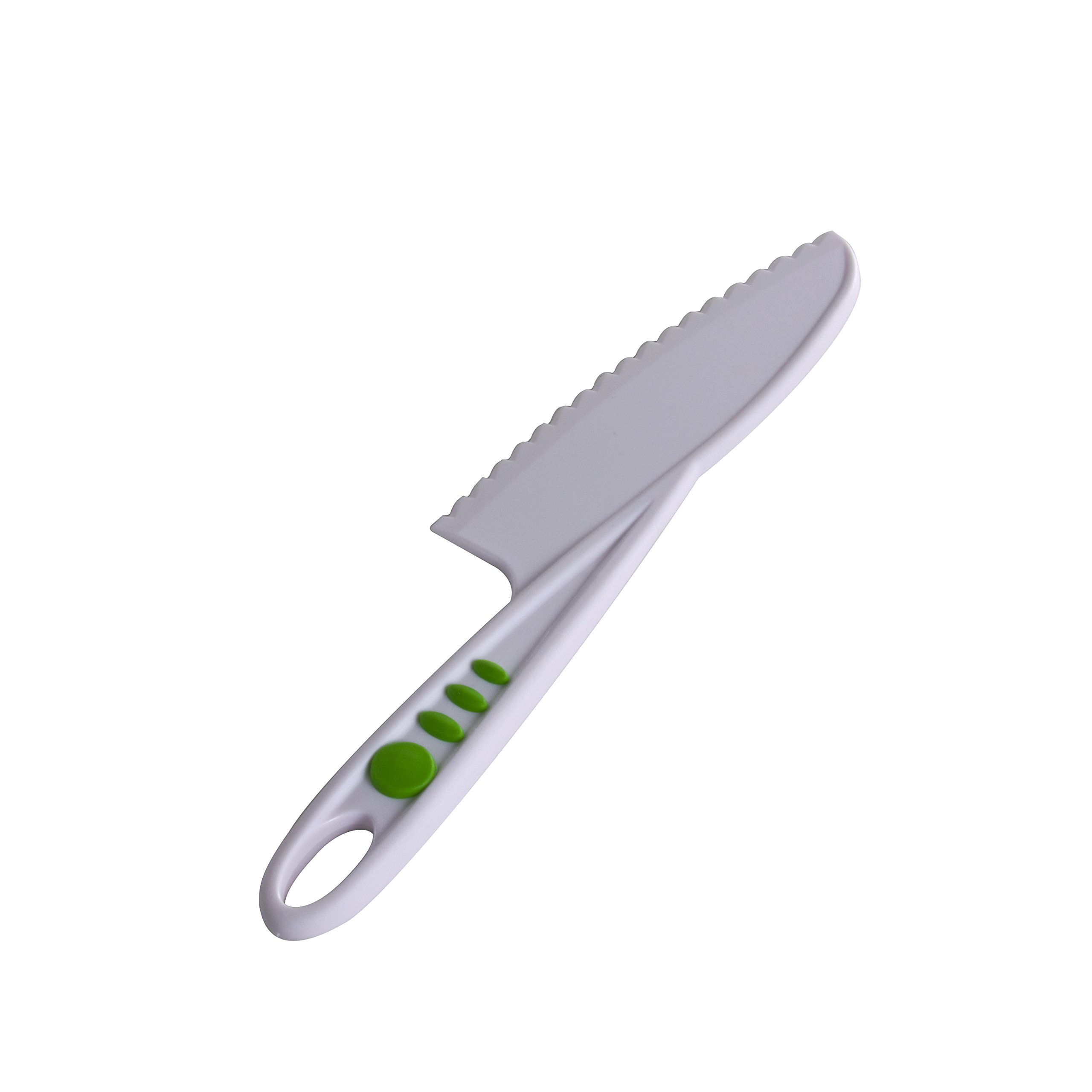Curious Chef 3-Piece Nylon Knife Set - BPA-Free, Dishwasher Safe Kids Kitchen Tools - Child-Safe Nylon Knives for Nonstick Pans - Perfect for Cooking, Baking & Learning Kitchen Skills