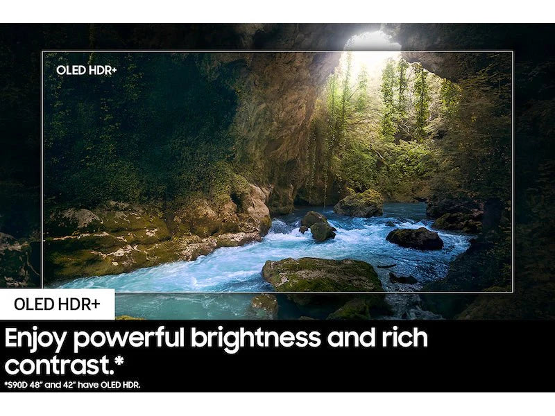 Samsung 65-Inch S90D OLED 4K UHD Smart TV with HDR10+ & Alexa Built-in - Perfect for Home Theater & Gaming
