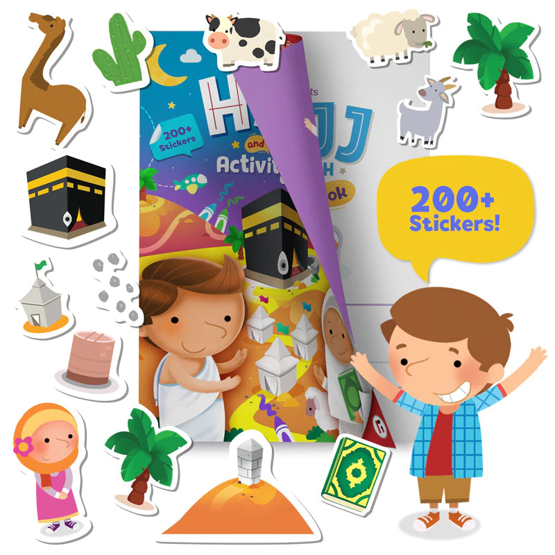 Hajj & Umrah Activity Book for Kids - Islamic Learning & Fun Educational Workbook for Muslim Children | Perfect for Ramadan, Eid Gifts & Homeschooling