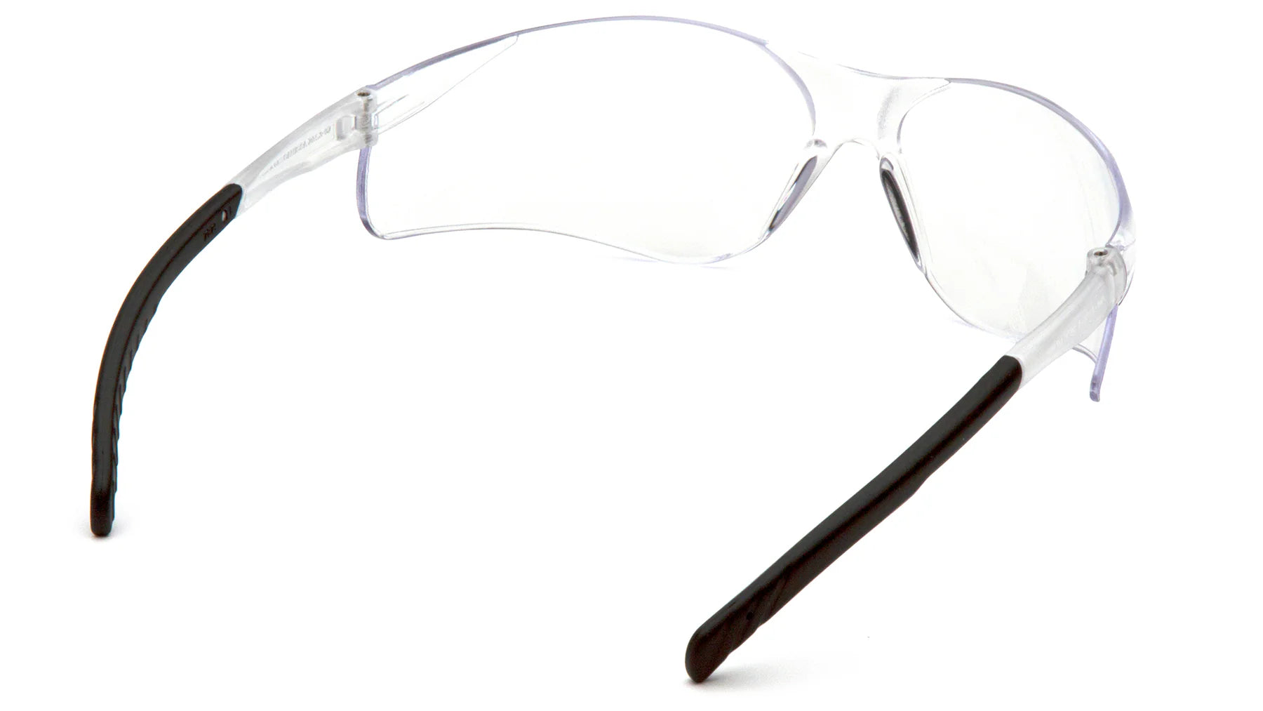 Pyramex S9110ST Atoka Safety Glasses - Black Frame, Clear Anti-Fog Lens (12-Pack) | ANSI Z87.1 Certified for Construction, Woodworking & Lab Work