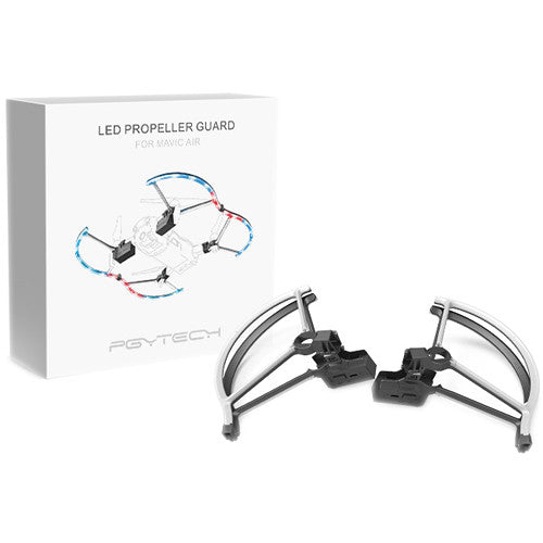 PGYTECH LED Propeller Guards for DJI Mavic Air Drone - Enhanced Safety & Night Visibility for Aerial Photography and Outdoor Adventures