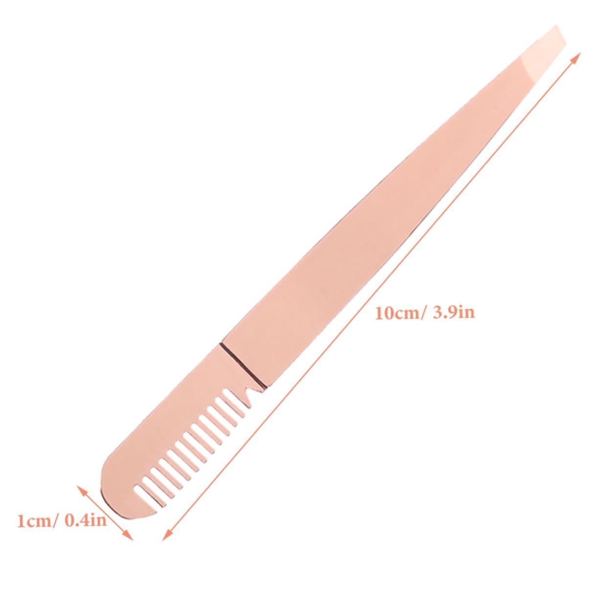 FOMIYES 4-Piece Professional Stainless Steel Eyebrow & Eyelash Kit - Includes Tweezers, Scissors, Lash Comb, and Hair Clippers for Men - Perfect for Lash Lifts, Cluster Lashes, and Precision Grooming at Home or Salon