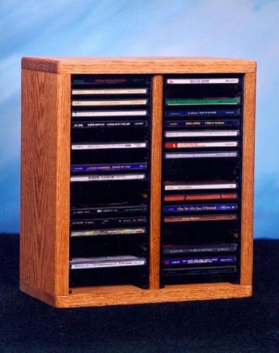 Unfinished Wooden CD Storage Cabinet - The Wood Shed 209-1 - Perfect for Organizing Music Collections in Living Rooms, Offices & Home Libraries