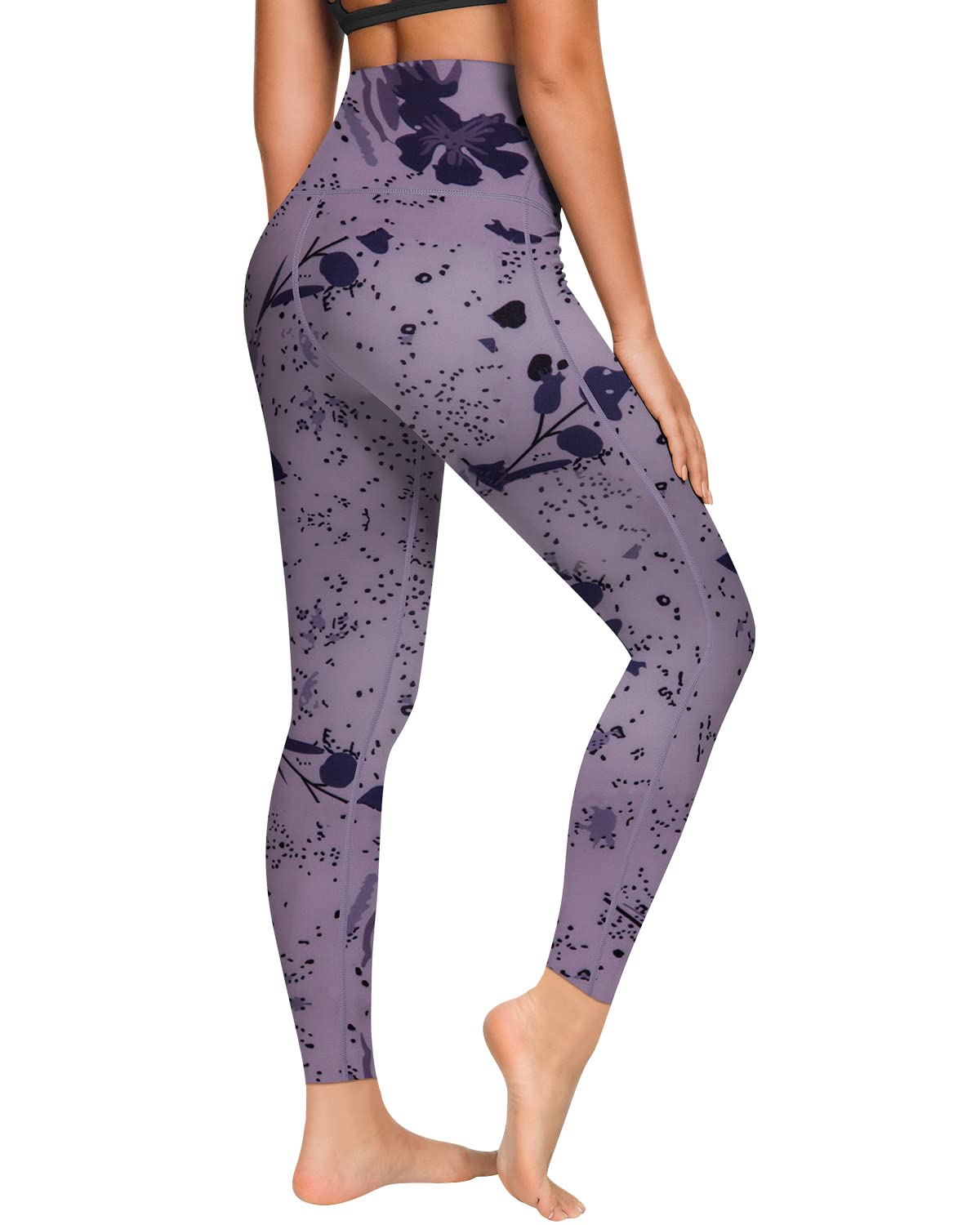 QUEENIEKE High Waist Yoga Pants for Women - Tummy Control Workout Leggings, Running & Gym Tights with 4-Way Stretch - Perfect for Yoga, Pilates, Fitness & Lounge Wear (Style 60129)