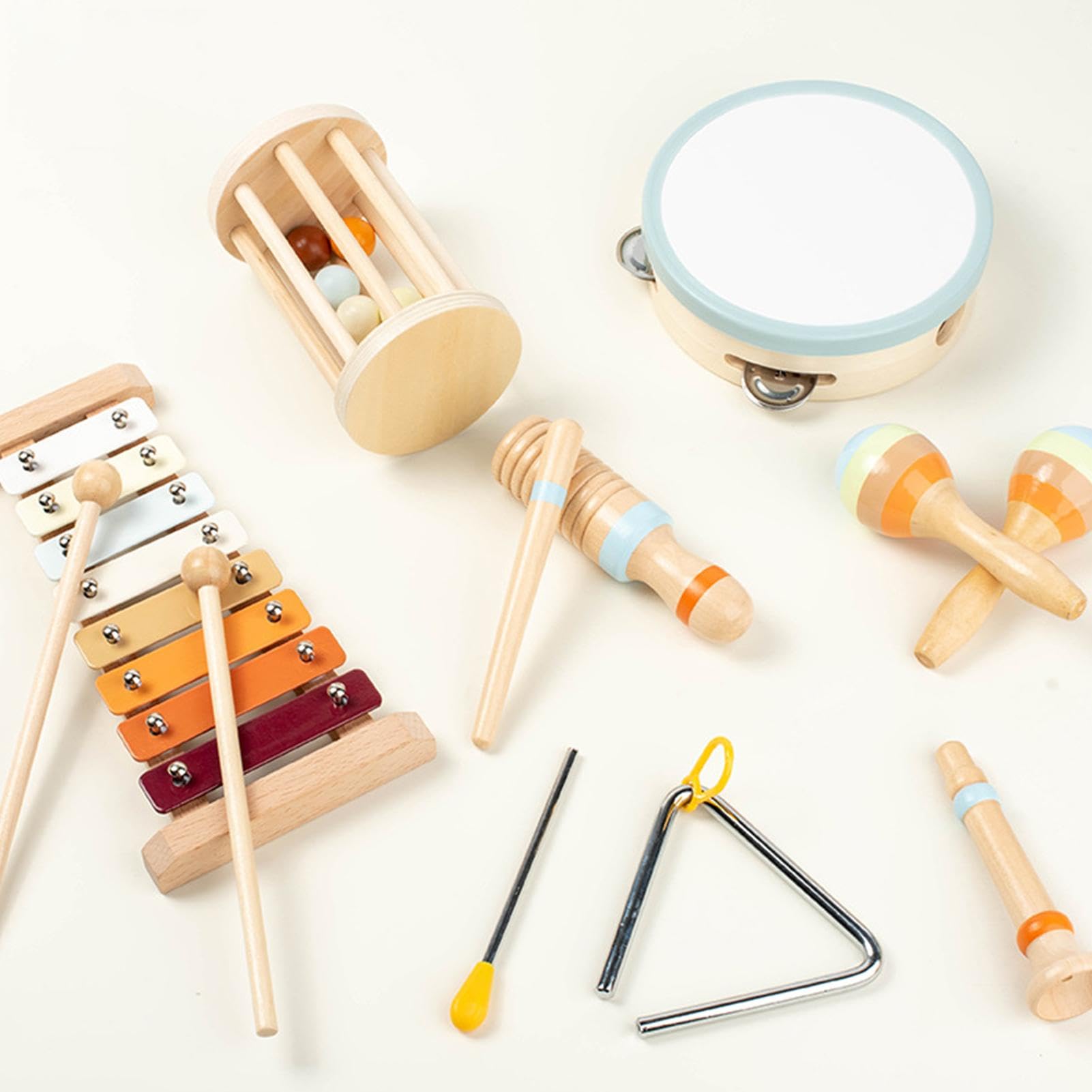 Wooden Musical Instrument Set for Kids - Creative Baby & Preschool Educational Toys | Perfect for Early Learning, Music Exploration & Toddler Playtime
