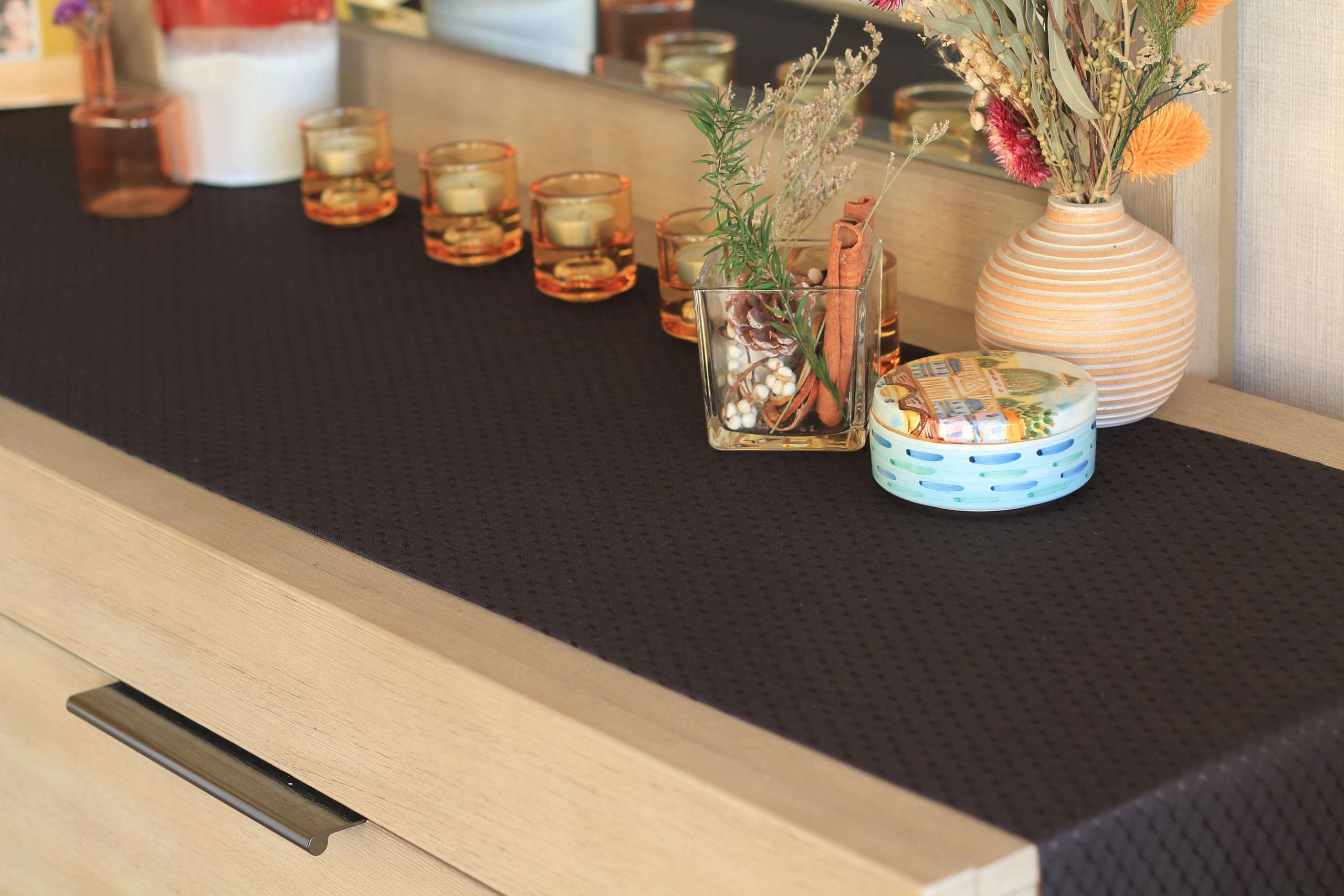 Elegant Black Table Runner 72 Inch - Waterproof Dresser Scarf for Dining Table, Coffee Table, Outdoor Decor - Perfect for Weddings, Parties, Thanksgiving, Halloween & Christmas Celebrations - Home & Event Decoration Essential