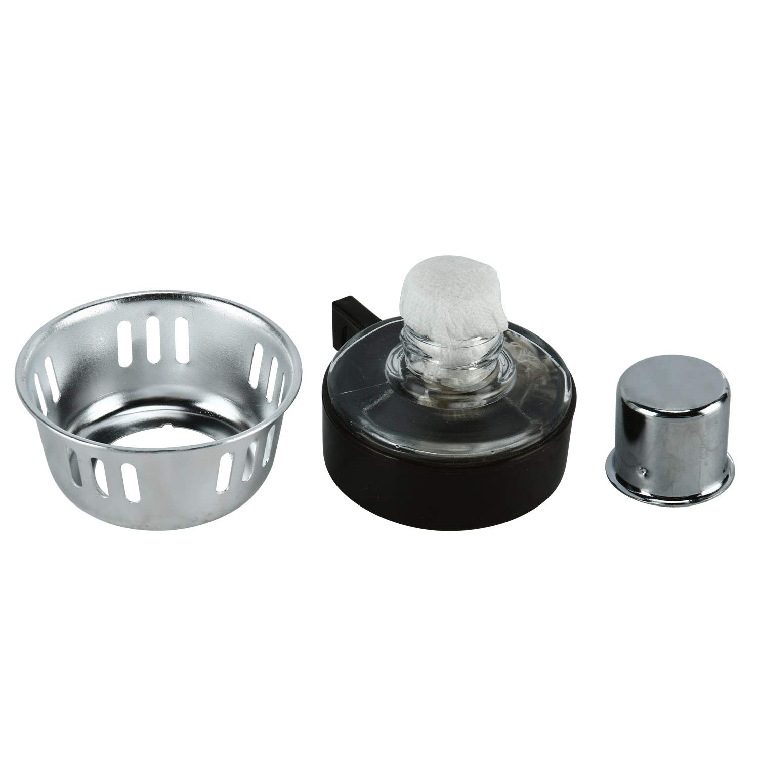 Premium Boeng Tabletop Siphon Coffee Maker with Alcohol Burner - 3 Cup Glass Syphon Brewer Kit Includes Plastic Spoon, Cloth Filter & Wooden Stirrer - Perfect for Home Baristas & Coffee Enthusiasts