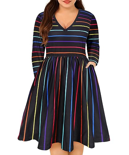 018-stripe Black Rainbow