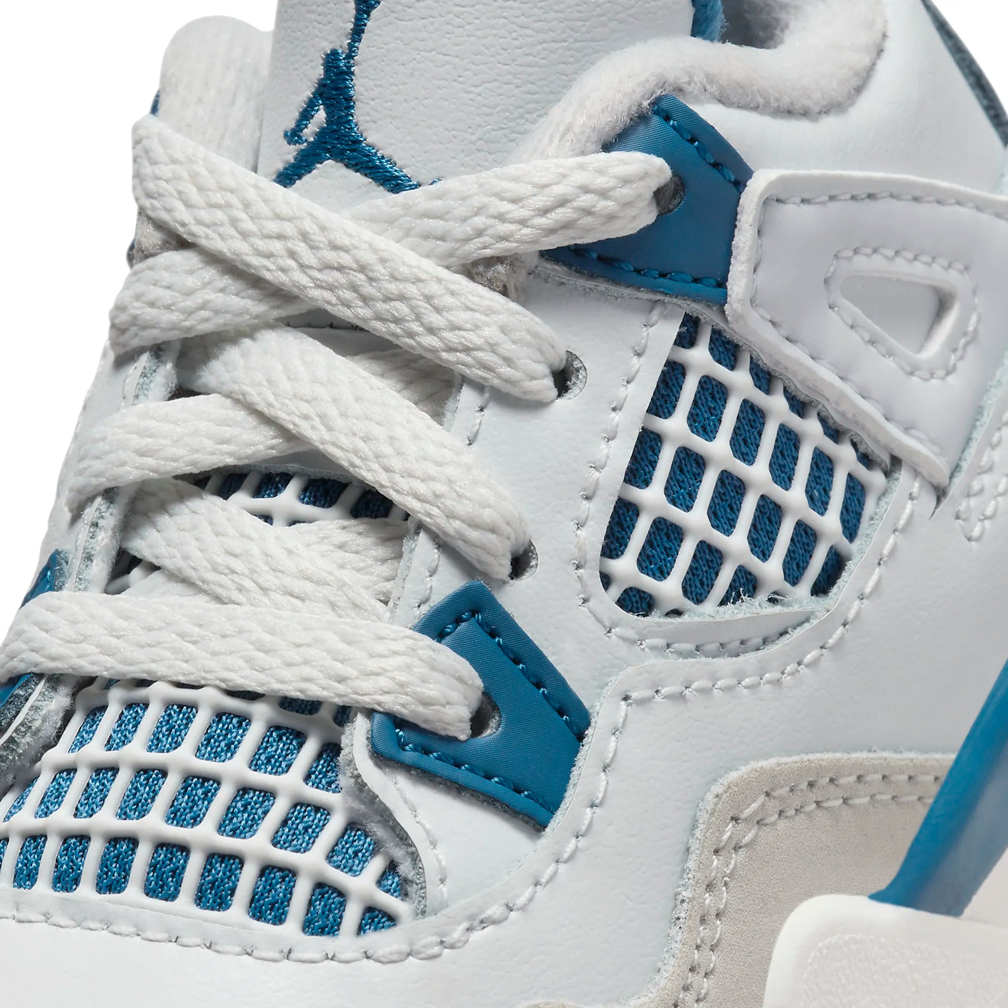 Air Jordan 4 Retro Military Blue (TD) - Men's Basketball Shoes for Casual Wear & Sneaker Collection | Perfect for Street Style & Sports Enthusiasts