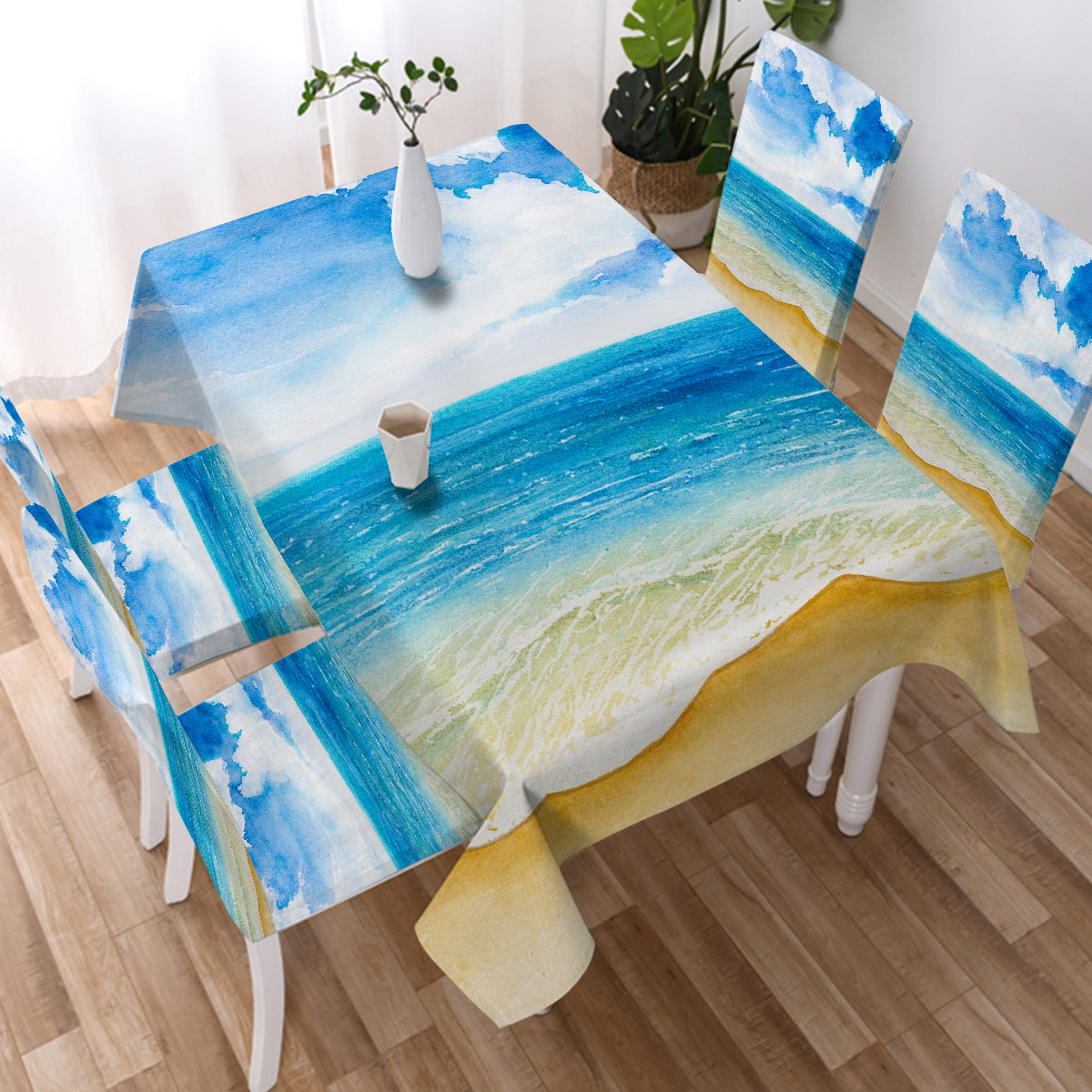 Waterproof Beach Painting Tablecloth - Sandproof Picnic Blanket for Outdoor Art & Crafts, Perfect for Beach, Park, and Backyard Activities