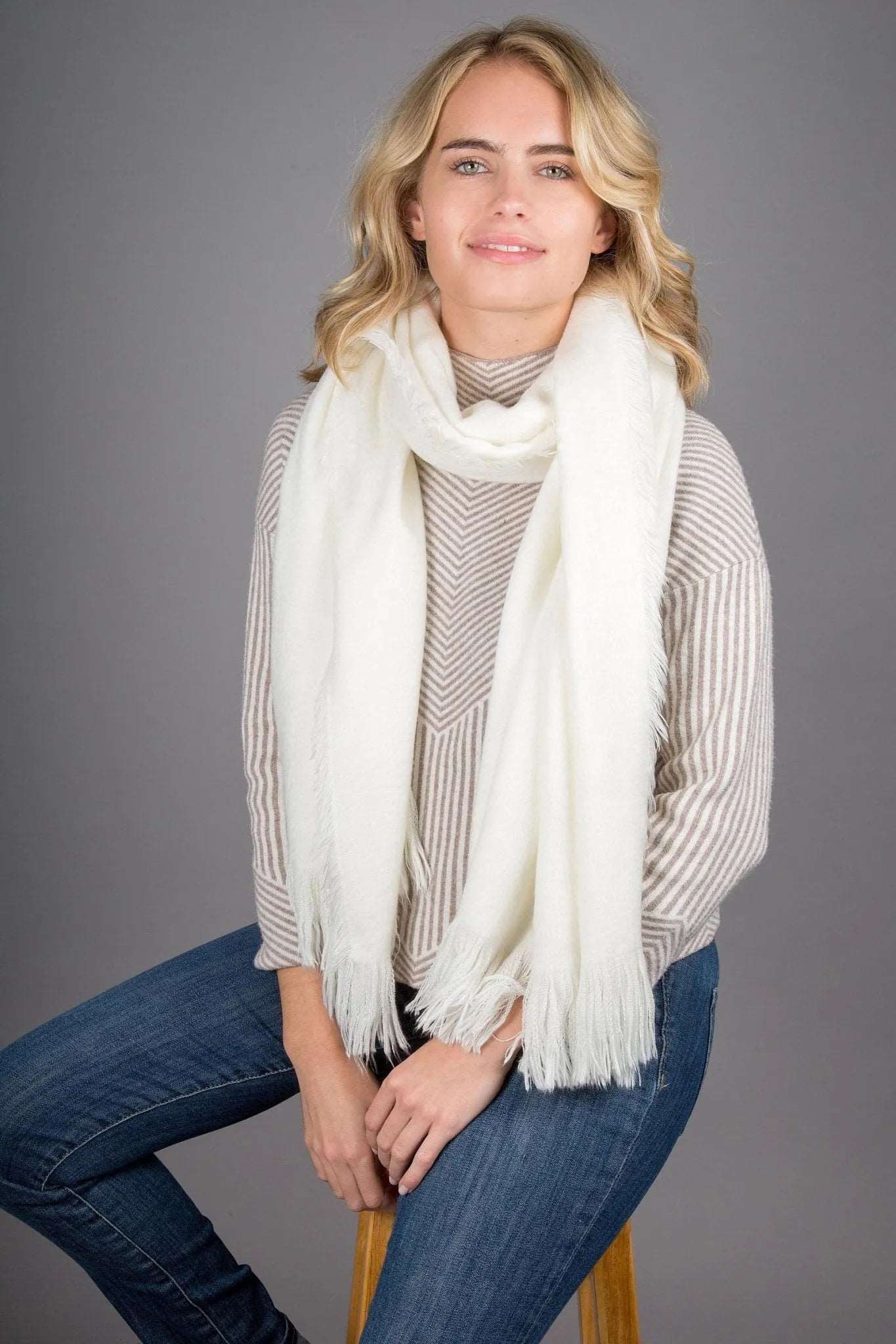 Warm Arctic Scarf for Women & Men - Soft Winter Knit Scarf - Cozy Cold Weather Accessory for Outdoor Activities, Snowboarding, and Hiking