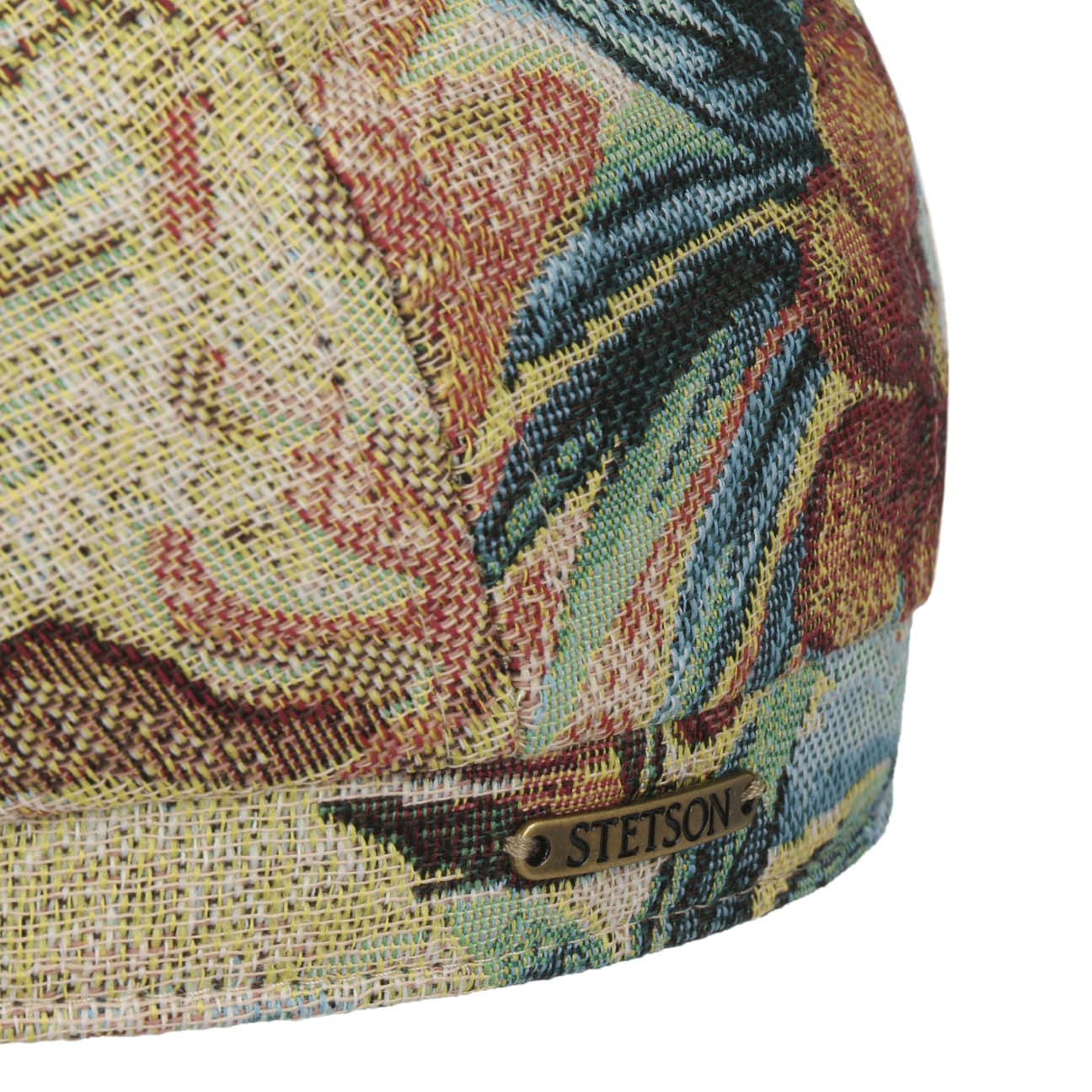 Stetson Hatteras Hawaii Jacquard Flat Cap for Men - Stylish Summer Hat for Beach, Travel, and Outdoor Adventures