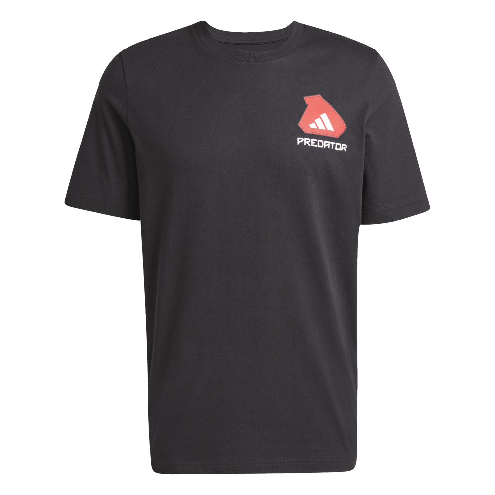 Adidas Predator History Graphic T-Shirt for Men - Black Soccer Jersey - Perfect for Football Fans, Training & Casual Wear