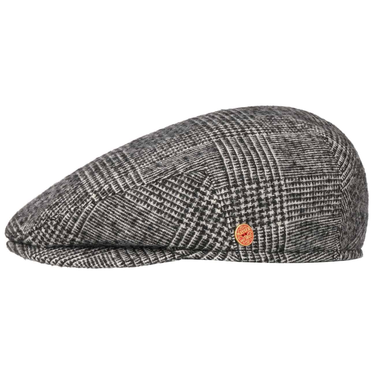 Stylish Merlino Flat Cap with Ear Flaps by Mayser - Winter Wool Hat for Men - Perfect for Outdoor Activities, Hiking & Cold Weather Protection