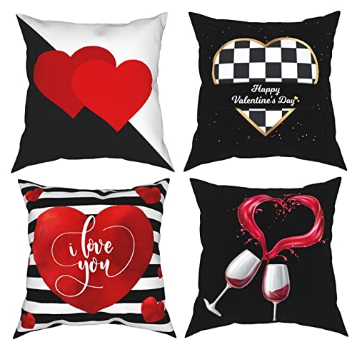 Valentines Day Heart Black White Fashion