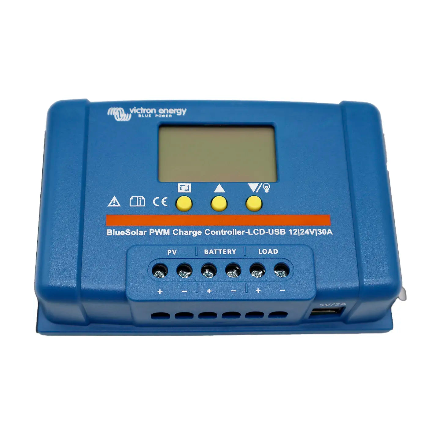 Victron BlueSolar PWM Solar Charge Controller with LCD Display - Perfect for Off-Grid Solar Systems, RVs, Boats & Home Energy Storage