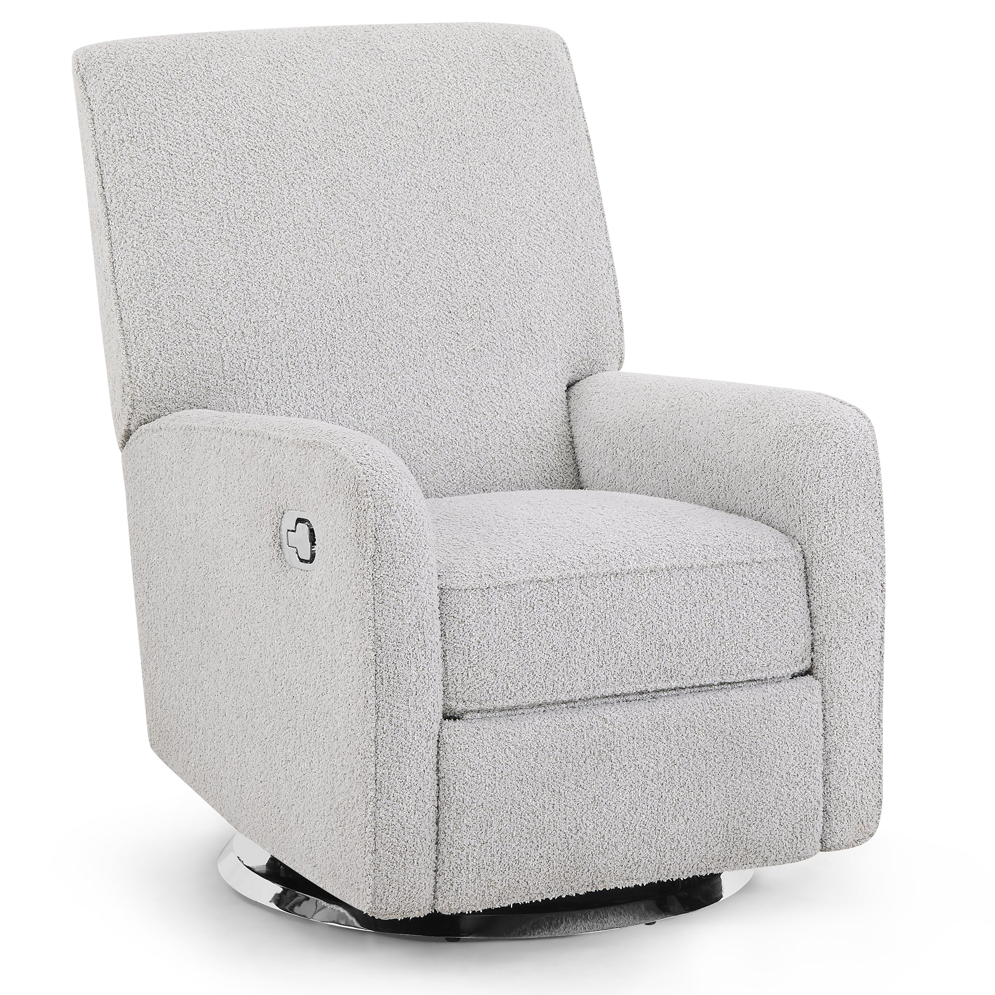 Nest Nursery Swivel Recliner Chair - 360° Rotating Glider Rocker with Lumbar Support for Nursing, Feeding & Relaxing - Perfect for Baby Nursery, Breastfeeding & Nursery Decor