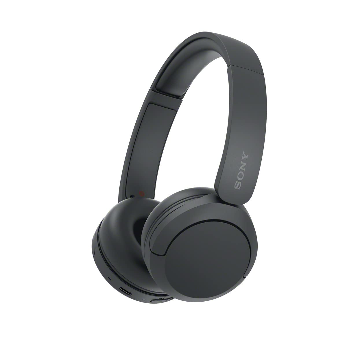 Sony WH-CH520 Wireless Bluetooth On-Ear Headphones with Built-in Mic - Black (Renewed) | Noise Cancelling for Commuting, Work & Gaming