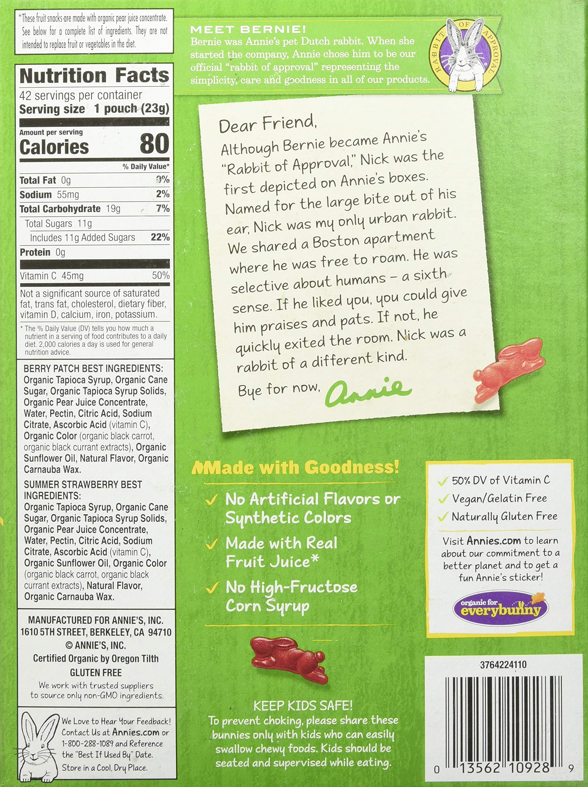 Annie's Homegrown Organic Fruit Snacks Variety Pack - 42 Count (0.8 Oz Each, 34 Oz Total) | Healthy Kids Snacks for Lunch Boxes, School, Travel & On-the-Go