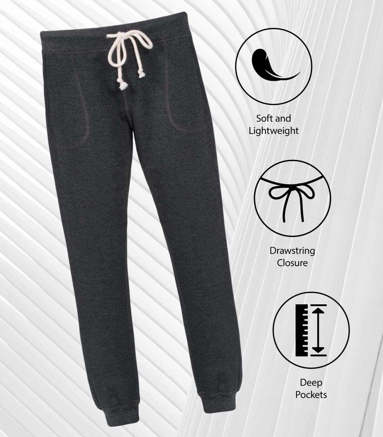 HYBRID APPAREL Spongebob Squarepants Women's Jogger Pants - Soft Cotton Lounge Pants with Thigh Design - Perfect for Casual Wear, Home Relaxing & Spongebob Fan Gifts