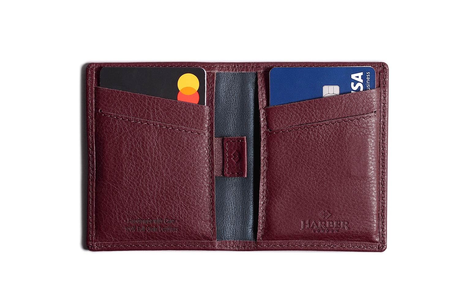 Premium Genuine Leather RFID Blocking Card Wallet - Slim & Secure for Travel, Business & Everyday Use