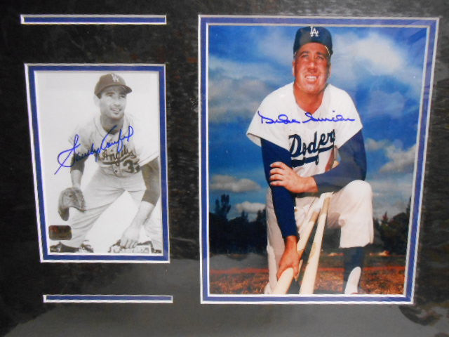 Authentic Signed Baseball Collectible - Sandy Koufax & Duke Snider with COA - Perfect for Sports Memorabilia Display & Baseball Fan Gifts