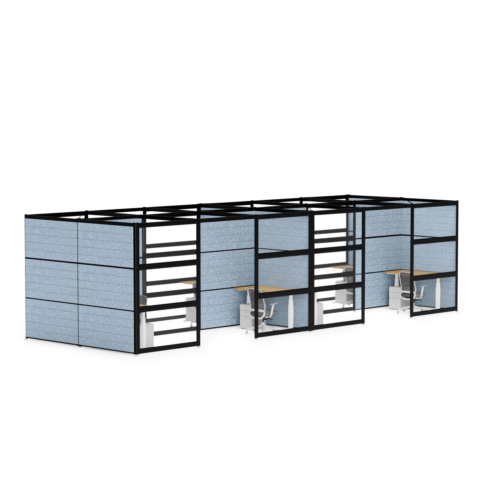 PoppinSpaces Hive Space for 8 - Modular Office Desk Organizer for Home & Office - Perfect for Pens, Pencils, Markers & Stationery Storage