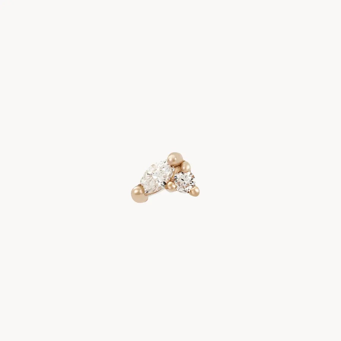 14K Yellow Gold Diamond Stud Earrings for Women - Perfect for Everyday Wear, Gifts & Special Occasions