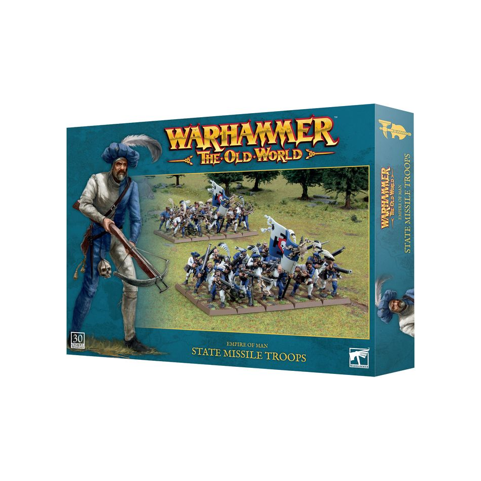 Empire of Man State Missile Troops - Military Collectible Action Figures for Wargaming & Tabletop Strategy Battles