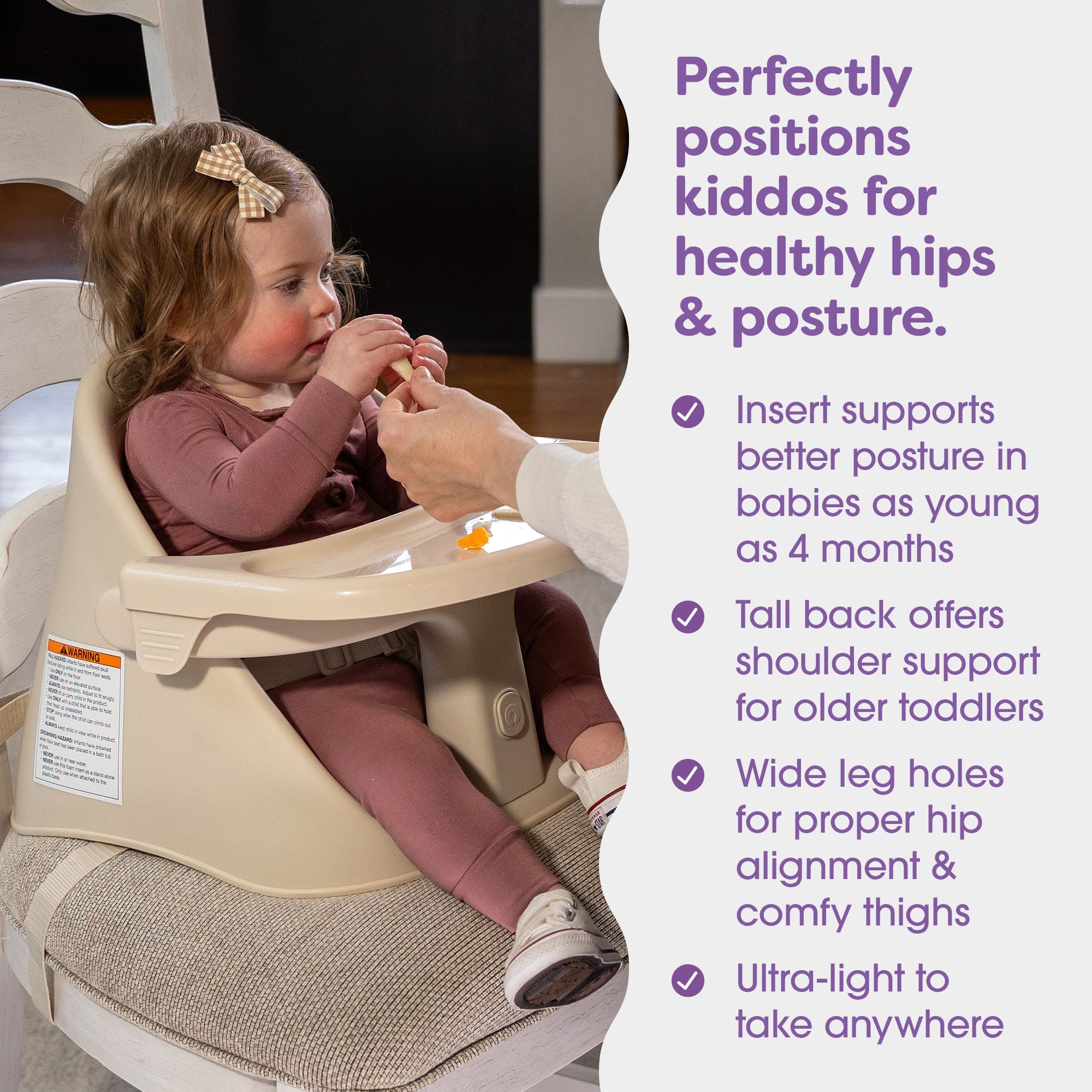 Ergonomic Floor and Booster Seat for Kids - Improve Posture & Comfort for Sitting, Reading, and Playtime