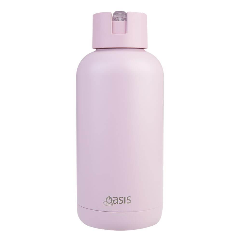 1.5L Ceramic Lined Insulated Water Bottle - Leakproof Stainless Steel Thermos for Hot & Cold Drinks - BPA Free Pink Lemonade Design - Perfect for Gym, Hiking, Office & Travel
