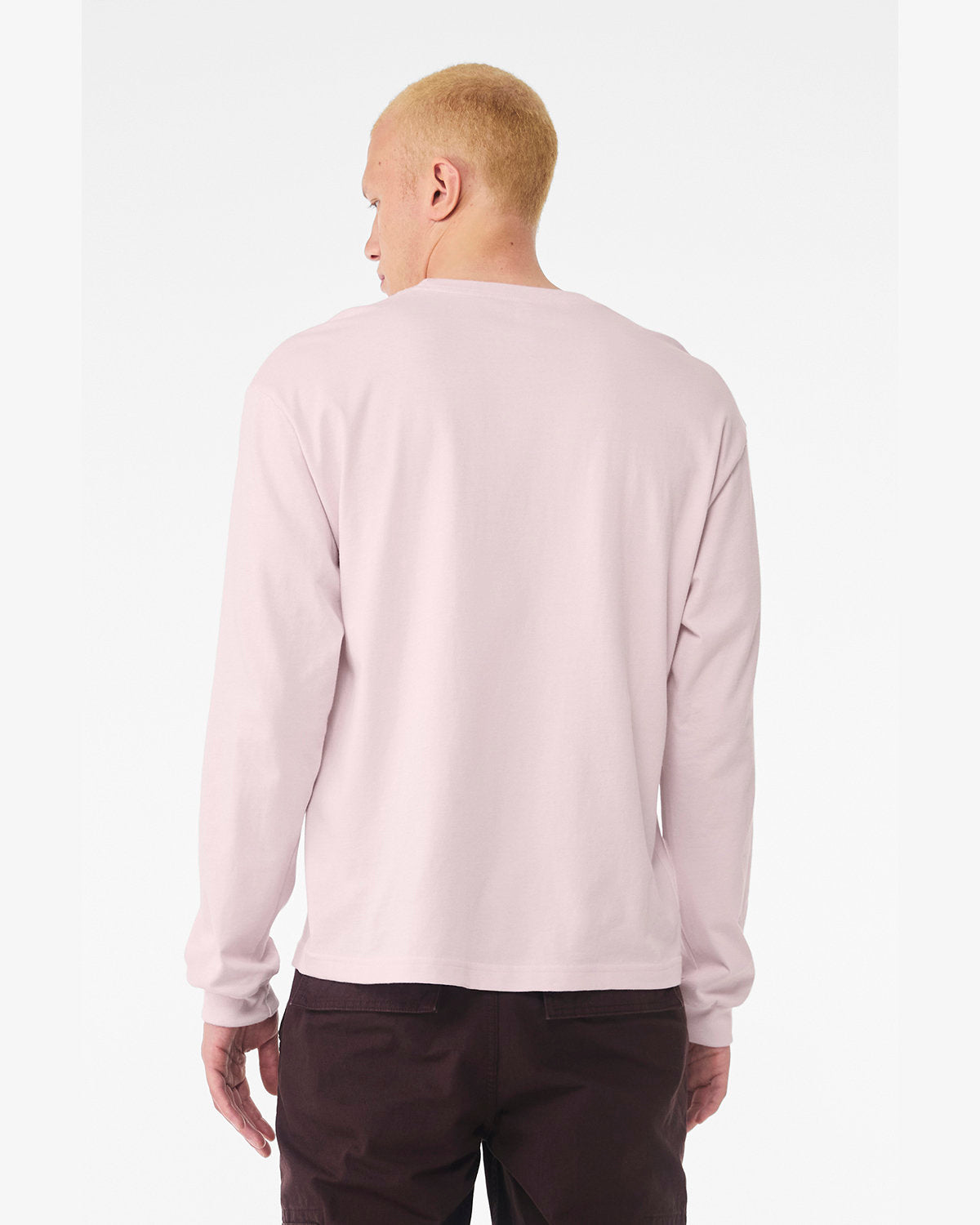 Bella + Canvas 3511 Unisex 6oz Heavyweight Long Sleeve T-Shirt | Premium Cotton Crewneck Tee for Men & Women | Perfect for Casual Wear, Layering & Work Uniforms