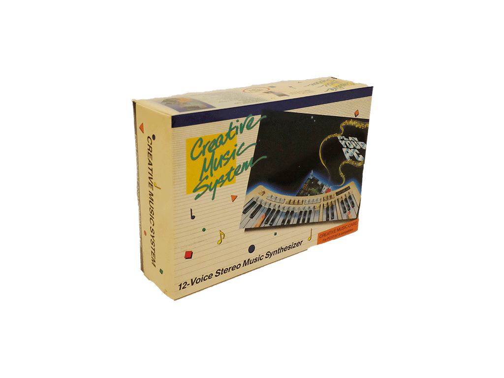 Vintage Creative Music System CT 1300A Sound Card for PC/XT/AT Computers - Complete with Original Box, Manual & Software - Perfect for Retro Gaming, Music Production & Vintage Computer Restoration