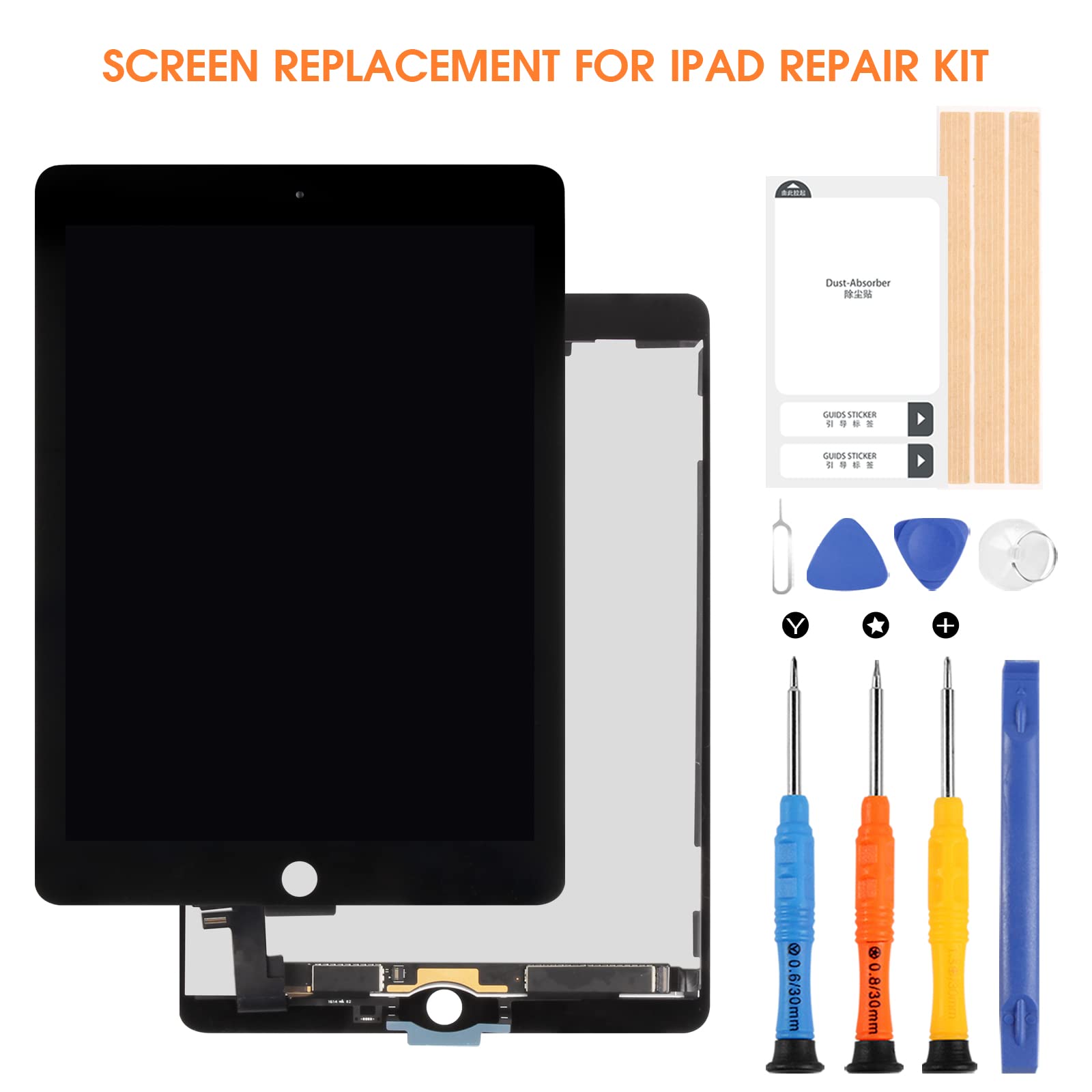 iPad Air 2 LCD Screen Replacement - Compatible with iPad Air 2nd Gen 9.7