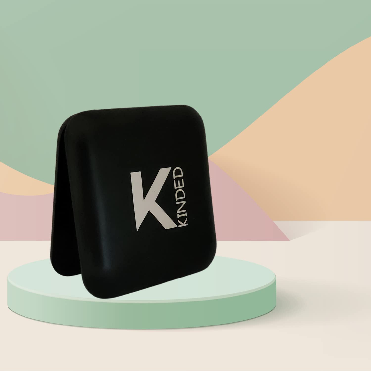 KINDED Compact Powder with SPF for Face Makeup - Oil Control, Long Lasting & Waterproof - Matte Finish for Oily & Dry Skin - 9g, Cream Ivory | Perfect for Daily Wear, Touch-Ups & On-the-Go Makeup