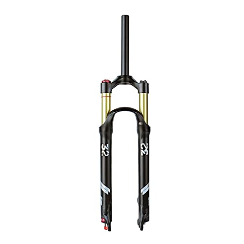 Premium UPPVTE MTB Air Suspension Fork - 26/27.5/29 Inch Wheels, 130mm Travel, 9mm QR, Rebound Adjustment - Perfect for Mountain Biking, Trail Riding & Off-Road Cycling Adventures